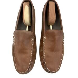 Polo Leather Driving Loafers Woodley Sz 11D  Preppy Y2K LightAcademia
